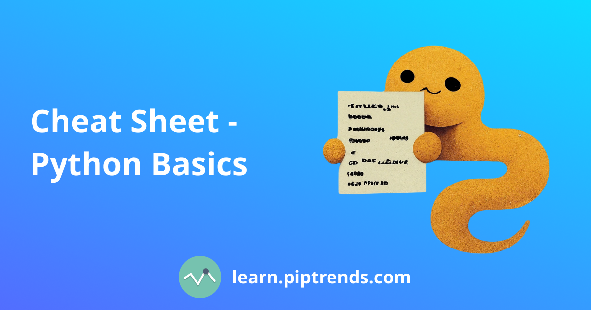 Python Basics - learn-pip-trends