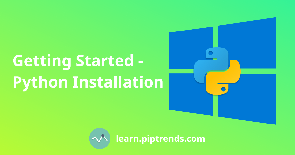 Installing Python on Windows